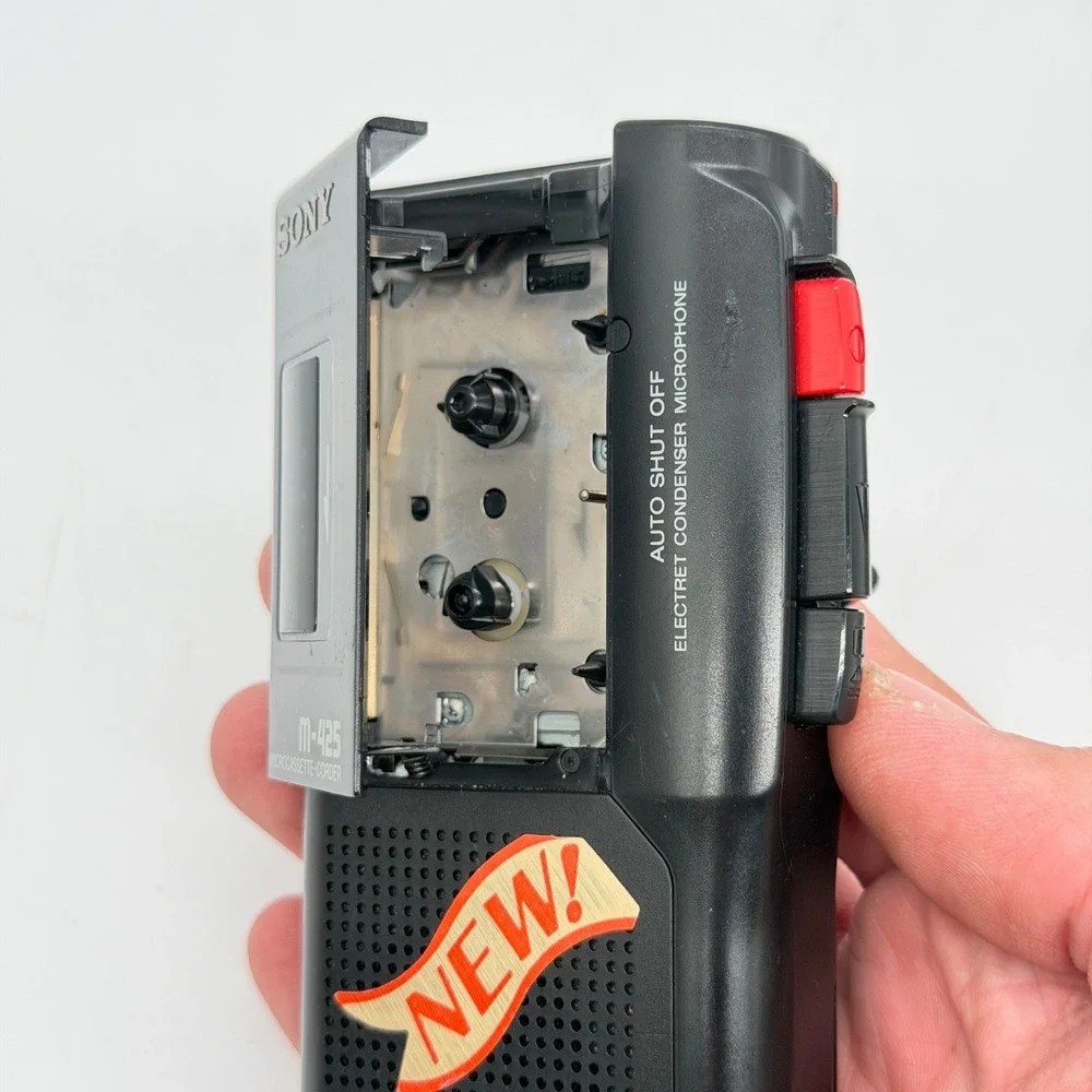 Sony Microcassette-Corder M-425 M-527V Voice Recorder Lot For Parts Needs Belts